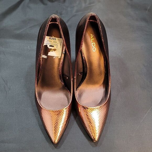 BRAND NEW ALDO LEOPARD POINTY TOE HIGH HEEL STILETTO PUMP G1 - Picture 3 of 16